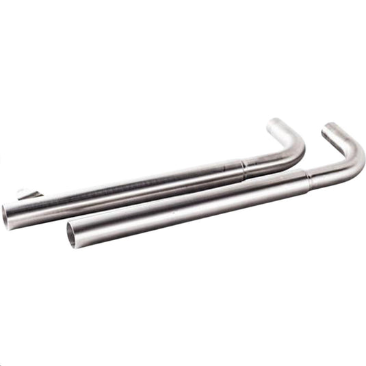 British Customs BC902-056-BR Drag Performance Tip Exhaust - Brushed