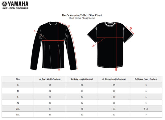 Yamaha Collection Yamaha Racing Moto T-Shirt (X-Large, Blue)