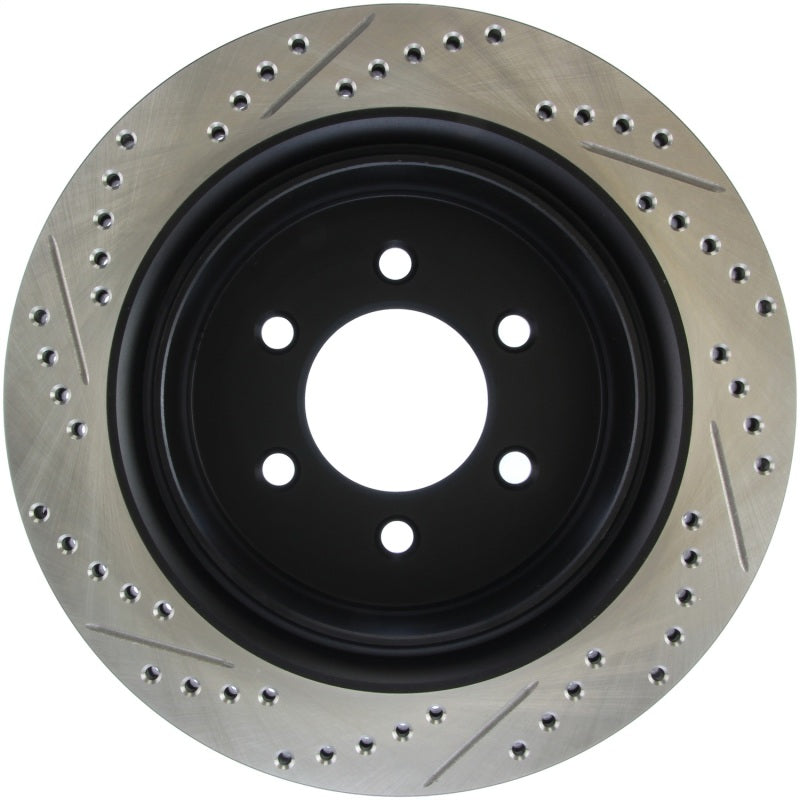 Load image into Gallery viewer, Stoptech 127.65135L ST Slot &amp; Drill Brake Rotors

