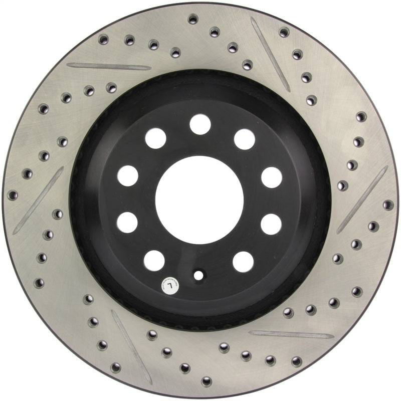 Load image into Gallery viewer, Stoptech 127.33113L ST Slot &amp; Drill Brake Rotors

