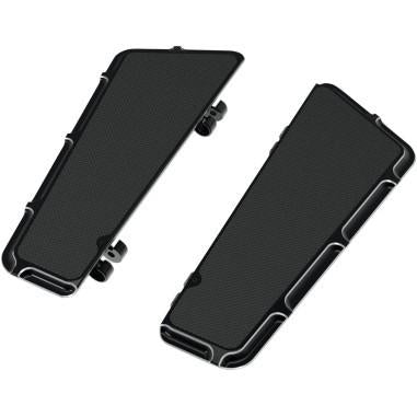 Arlen Ness 15-410 Louvered Fusion Series Driver Floorboard - Black