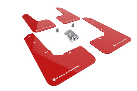 Rally Armor MF76-UR-RD/WH RAL UR Red Flap/Wht Logo