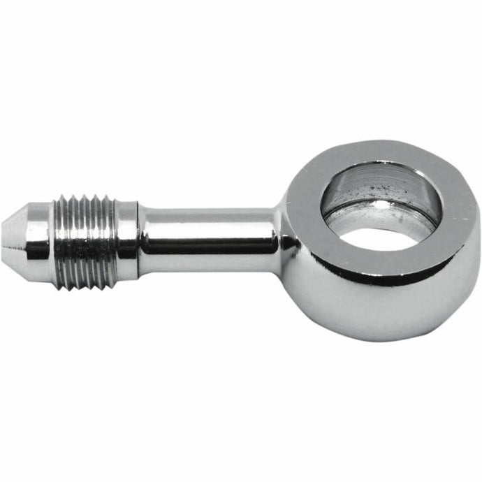 Magnum 1703-40 7/16in. Banjo X AN-3 Brake Line Fitting - 180 Deg. - Chrome