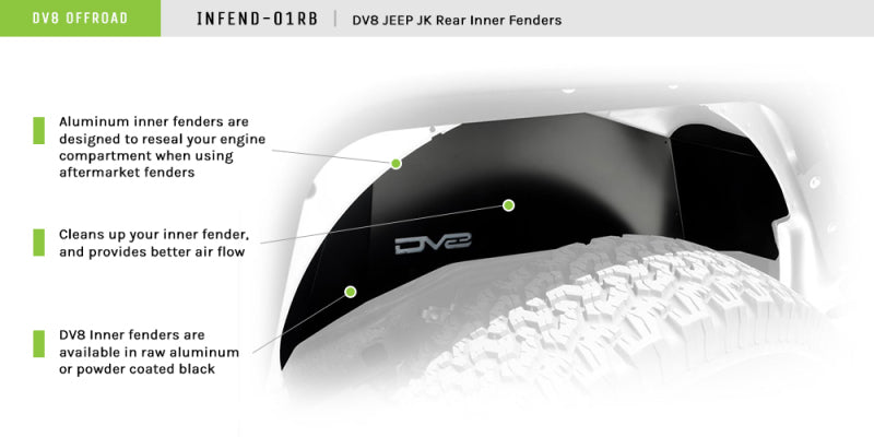 Load image into Gallery viewer, Dv8 Offroad INFEND-01RB DVE Inner Fender Liners
