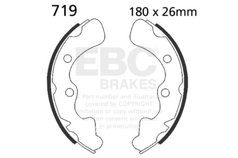 Load image into Gallery viewer, Ebc Powersports 719 EBC Powersport Brake Shoes
