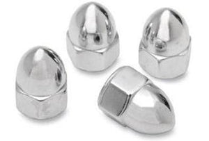 Drag Specialties DS-190341 Chrome Ware Acorn Nuts - 8mm