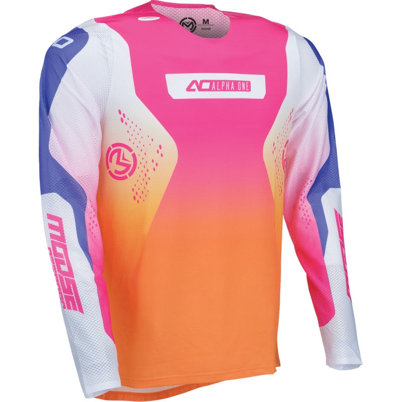 Load image into Gallery viewer, Moose Offroad Alpha One Jersey (XXX-Large, Orange/Purple)
