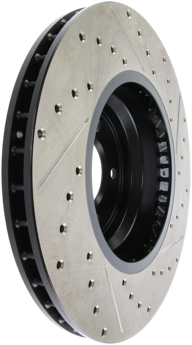 Load image into Gallery viewer, Stoptech 127.34093R ST Slot &amp; Drill Brake Rotors
