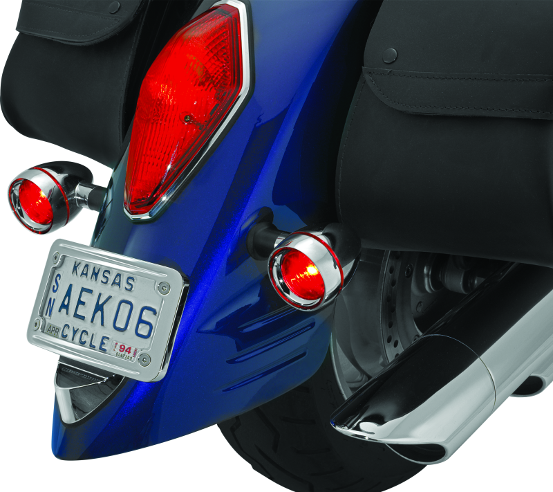 Load image into Gallery viewer, Kuryakyn 2269 KUR Turn Signal Lenses &amp; Bezels D
