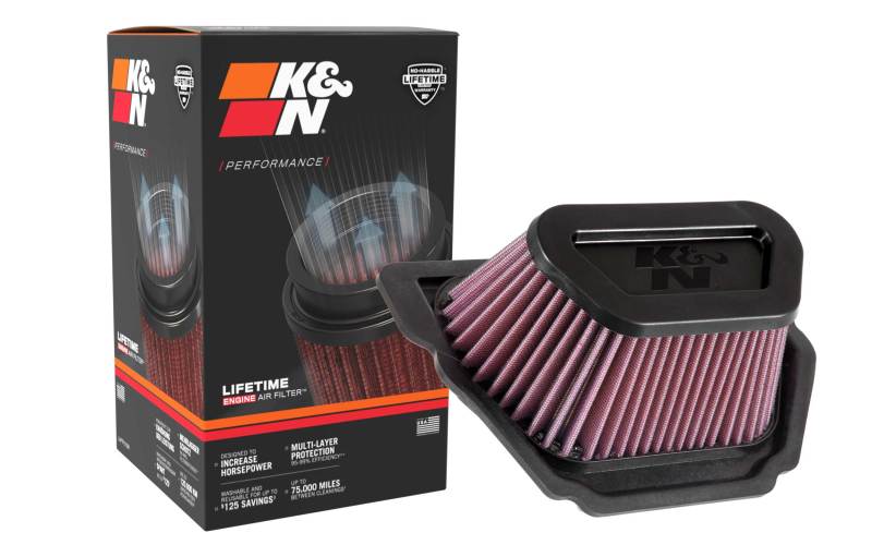 Load image into Gallery viewer, K&amp;N Engineering YA-1020 KN Motorcycle Direct Fit Air Filters
