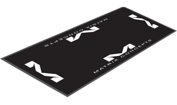Matrix Concepts Llc M40-101 Carpeted Work Mat - Black - 3.5ft.x7ft.