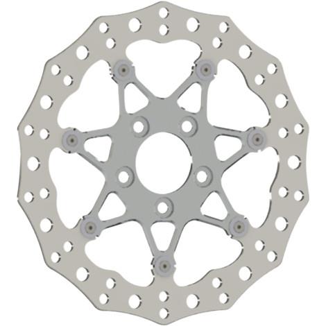 Arlen Ness 33-10102-202 11.8in. Two-Piece Floating Front Brake Rotor - Procross Chrome