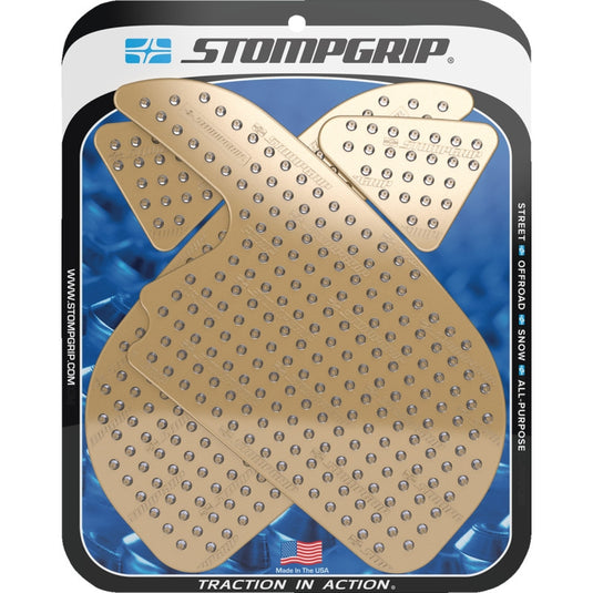 Stompgrip 55-10-0024C Volcano Profile Traction Tank Grip - Street - Clear