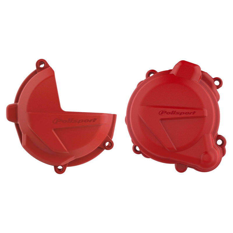 Polisport 91001 Clutch/Ignition Cover Kit - Red