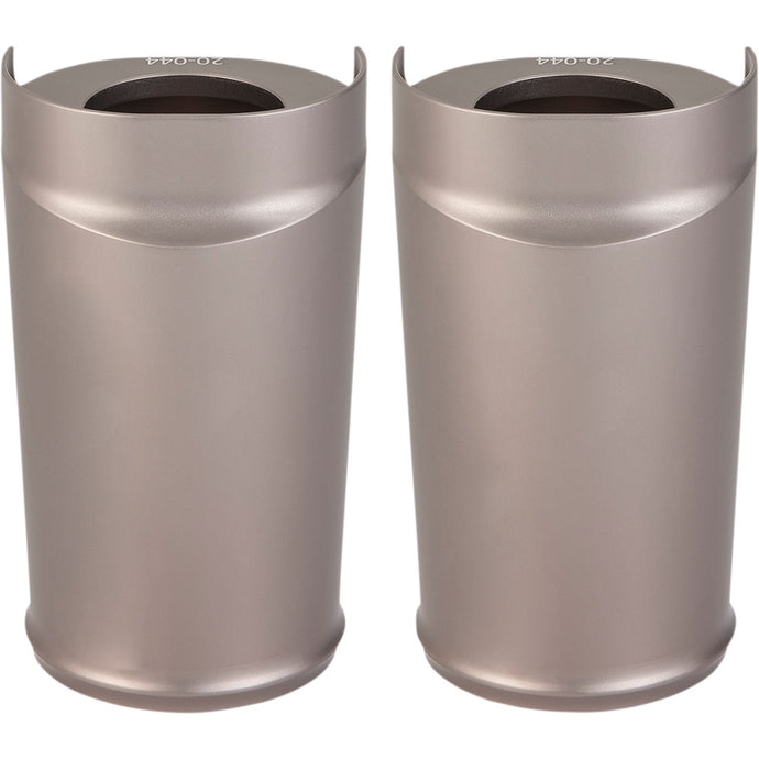 Arlen Ness 20-038 Smooth Fork Boot Covers - Standard - Titanium Anodized