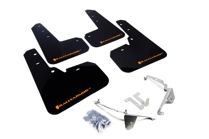 Load image into Gallery viewer, Rally Armor MF26-UR-BLK/OR RAL UR Blk Flap/Orange Logo
