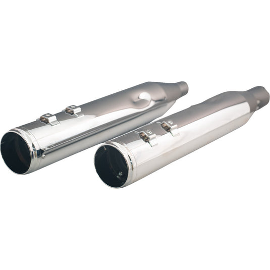 Khrome Werks 202935 4.50in. HP-Plus Slip-On Muffler - Chrome Race Tip