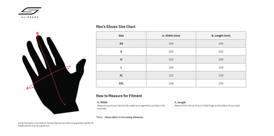 Slippery Flex Lite Gloves (Small, Black/Charcoal)
