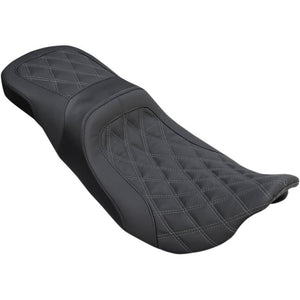Danny Gray 22-411DIA Weekday 2-Up XL Seat - Double Diamond Stitch with Charcoal Gray Thread