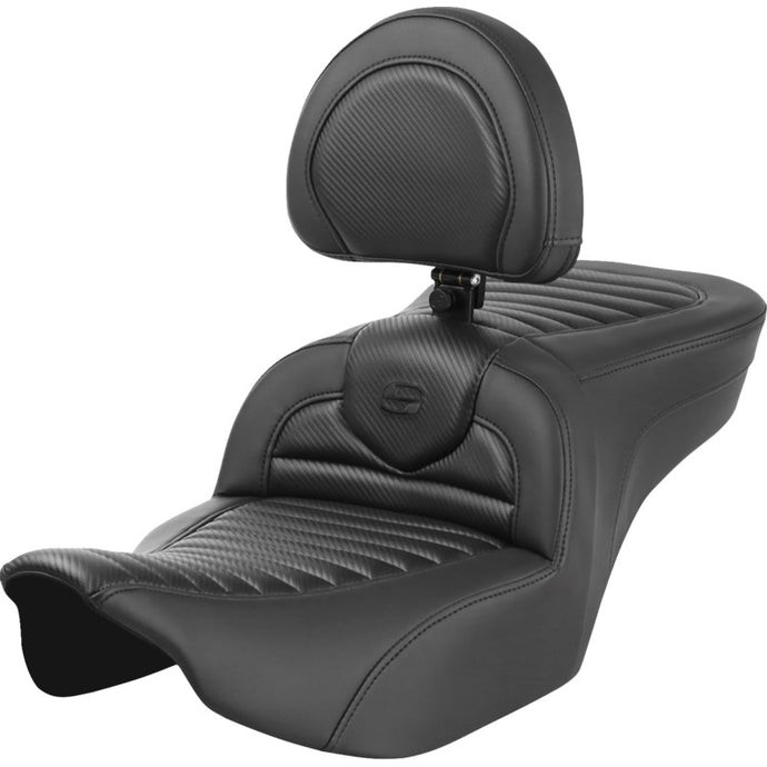 Saddlemen 823-07-204B0 Roadsofa TR CF Seat with Backrest