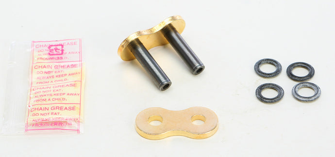 D.I.D ZJ530ZVMXG Rivet Connecting Link for 530 ZVMX Super Street X-Ring Chain - Gold