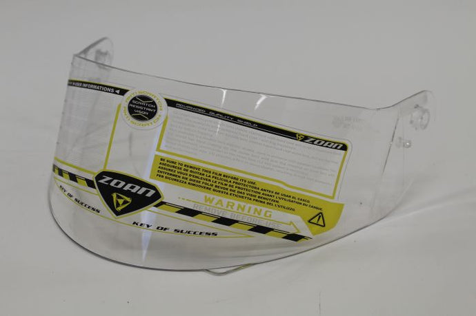 Zoan Faceshield with Hard Coat for Optimus Helmets - Clear