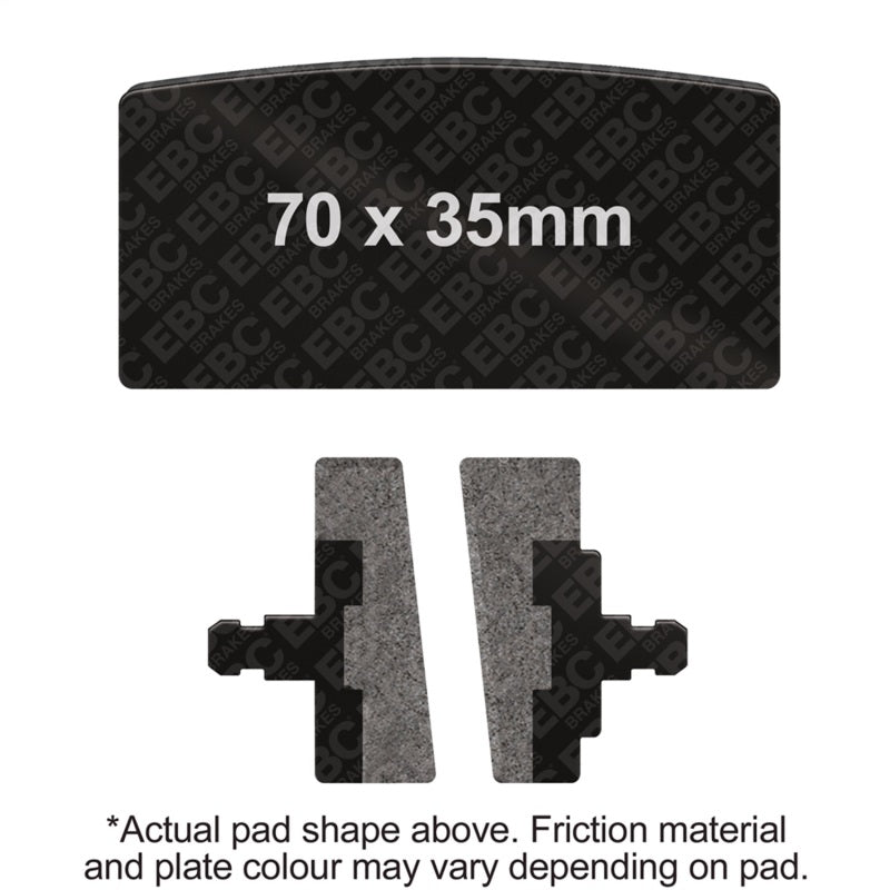 Load image into Gallery viewer, Ebc Powersports FA22V EBC Semi-Sint Vee Brake Pads
