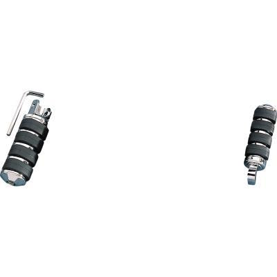 Drag Specialties DS-253500 Soft-Ride Large Diameter Footpeg with Male Mount