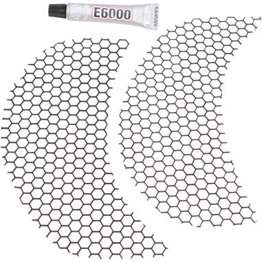 Klock Werks KWS-01-0320-B Fairing Vent Screen - Honeycomb - Black