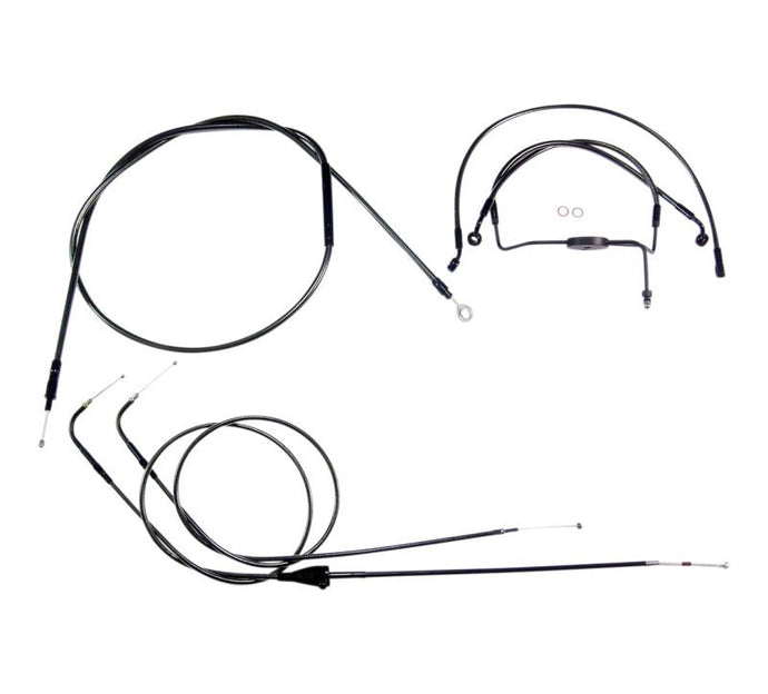 Magnum 487294 Black Pearl Handlebar Installation Kit for 10in. Ape