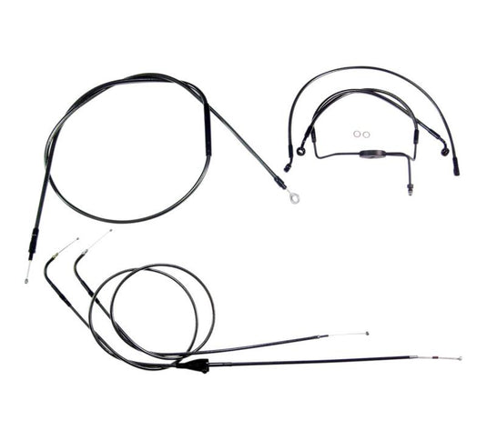 Magnum 487294 Black Pearl Handlebar Installation Kit for 10in. Ape