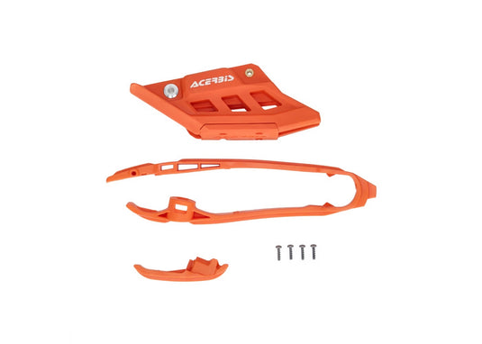 Acerbis 2986720237 Chain Guide and Slider Kit - Orange