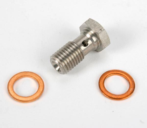 Goodridge P992-03-32C Stainless Steel Banjo Bolt for Honda, Kawasaki, Yamaha - 10mm x 1.25in.