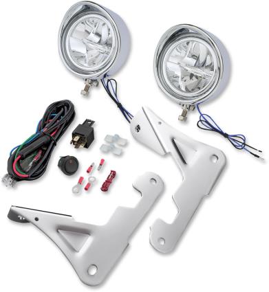 Show Chrome 91-315L 3.5in. LED Driving Light Kit - Chrome