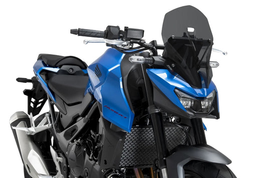Puig 22424F Naked New Generation Touring Windscreen - Dark Smoke