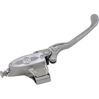 Performance Machine 0062-2910-CH 11/16in. Bore Hydraulic Brake Side Contour Billet Handlebar Control (Dual Caliper) - Chrome