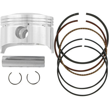 Wiseco 4629M07500 Piston Kit - 1.00mm Oversize to 75.95mm, 10.25:1 Compression