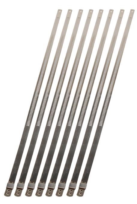 Dei 010211 Stainless Steel Positive Lock Ties - 9in.x12mm