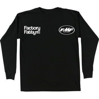 Fmf Racing Factory Fatty Long-Sleeve T-Shirt (Medium, Black)