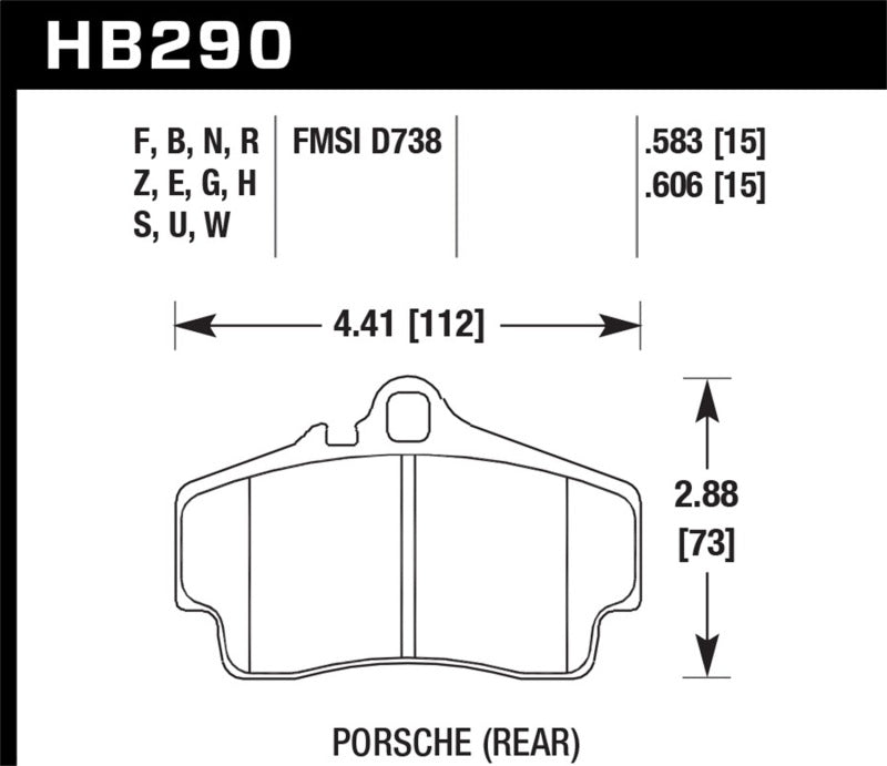Load image into Gallery viewer, Hawk Performance HB290F.583 HAWK HPS Brake Pad Sets
