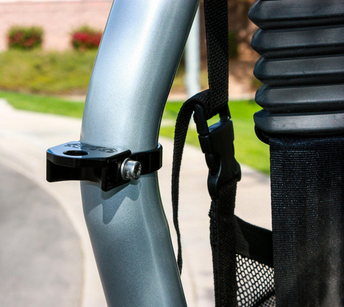 Axia Alloys MODVW-BK Vertical Bar Flag Mount with 1/2in. Hole - Black