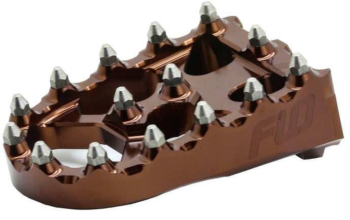 Flo Motorsports HDBP-TIPBRZ Universal Touring Brake Pedal Pad - Bronze