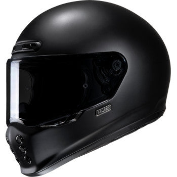 Hjc V10 Solid Helmet (Medium, Semi Flat Black)