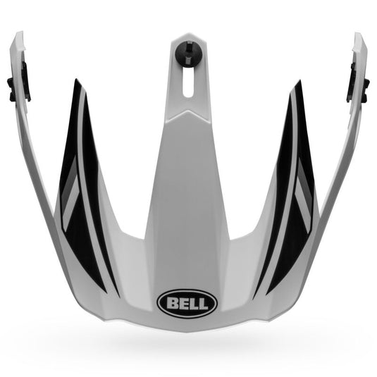 Bell Helmets Visor for MX-9 Adventure Alpine MIPS Helmets - Gloss White/Black