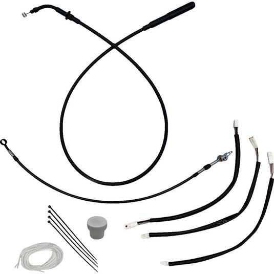 Fat Baggers, Inc. 149011-B +2in. Install Plus Handlebar Installation Kit - Black