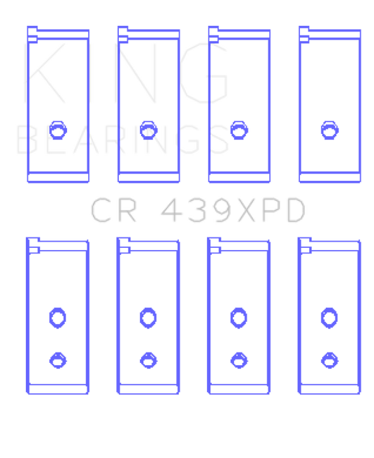 King Engine Bearings CR439XPD KING Performance Rod Bearings