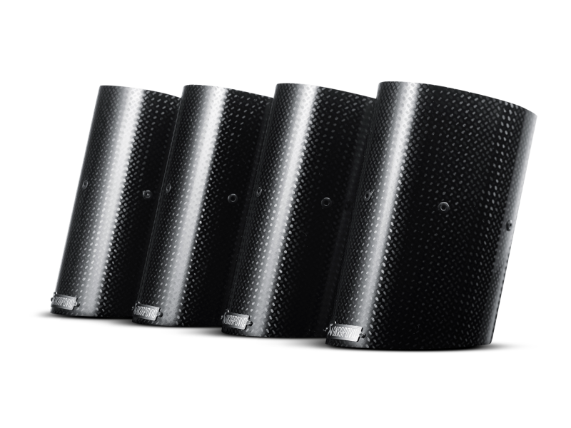 Load image into Gallery viewer, Akrapovic TP-CT/3 AKR Tail Pipe Set - Carbon
