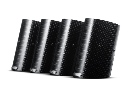 Akrapovic TP-CT/3 AKR Tail Pipe Set - Carbon