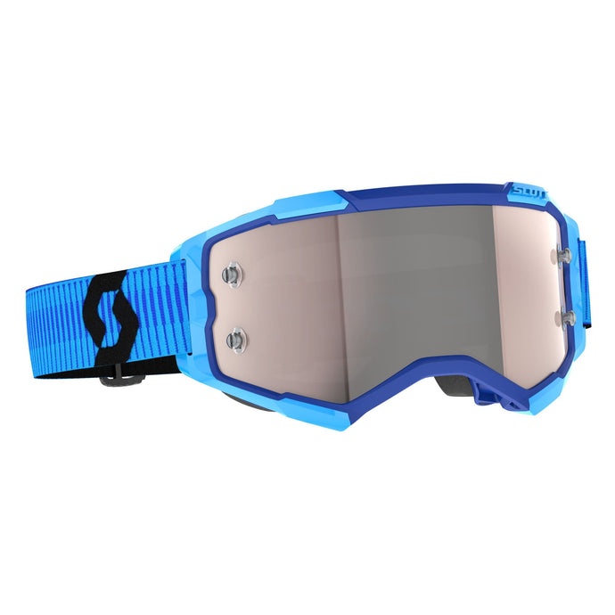 Blue/Silver Chrome Lens