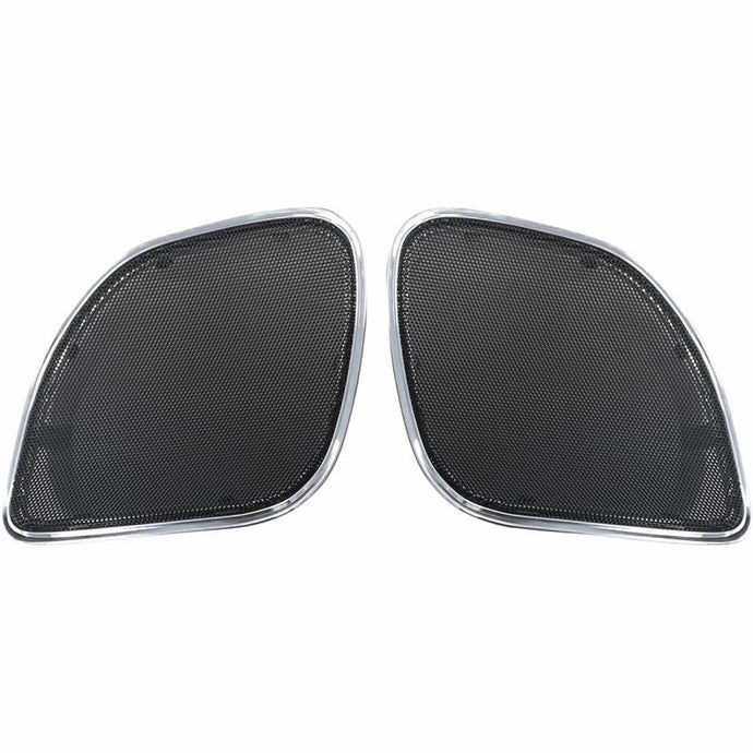 Hogtunes RG RM GRILL-C Chrome Trim Front Speaker Grilles